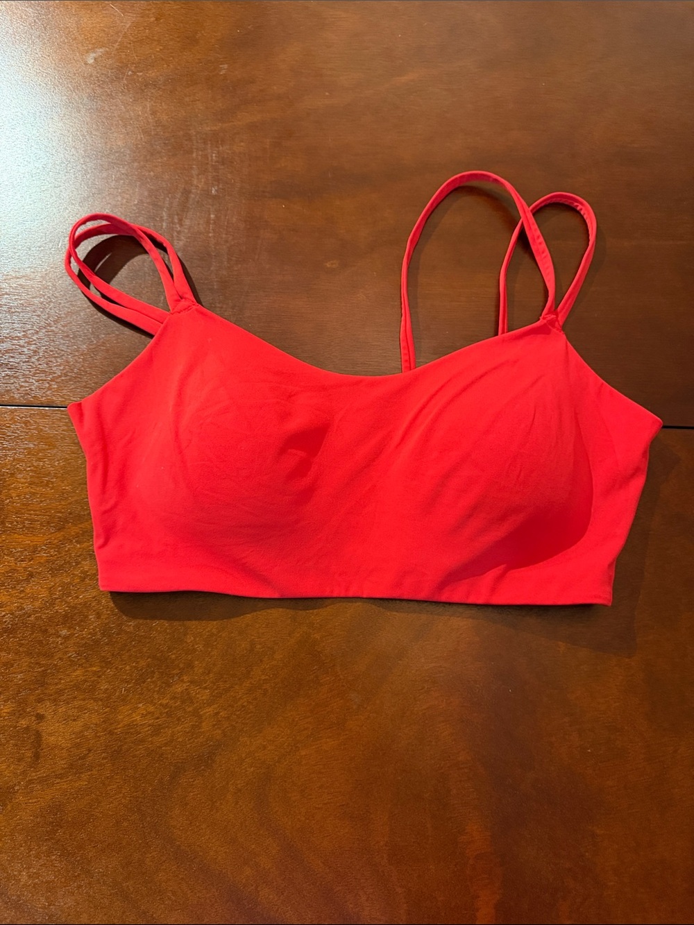 Avia Bright Red Double-Strap Bralette